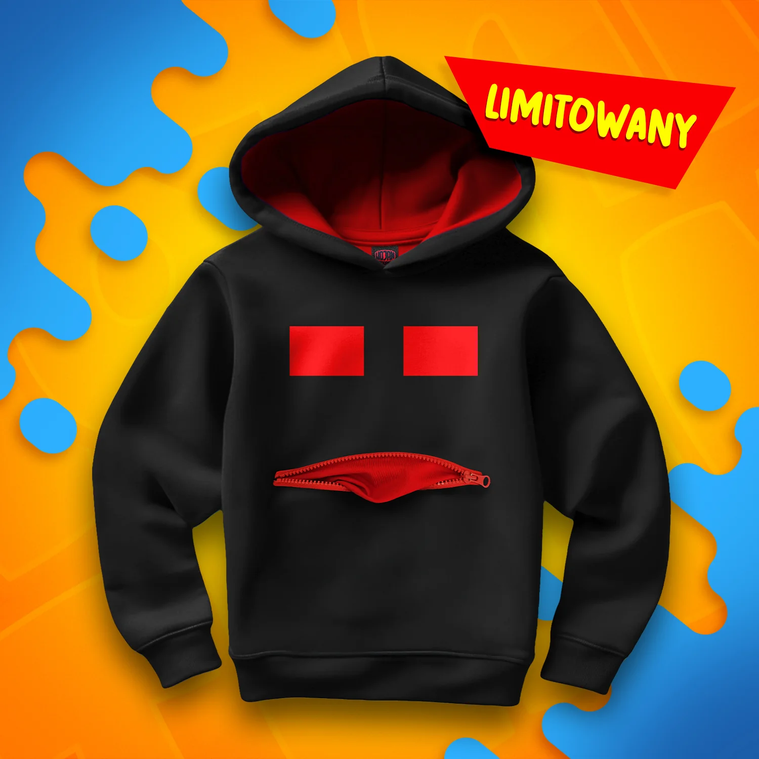 *LIMITOWANA* BLUZA "ON" - CZARNA - Image 2
