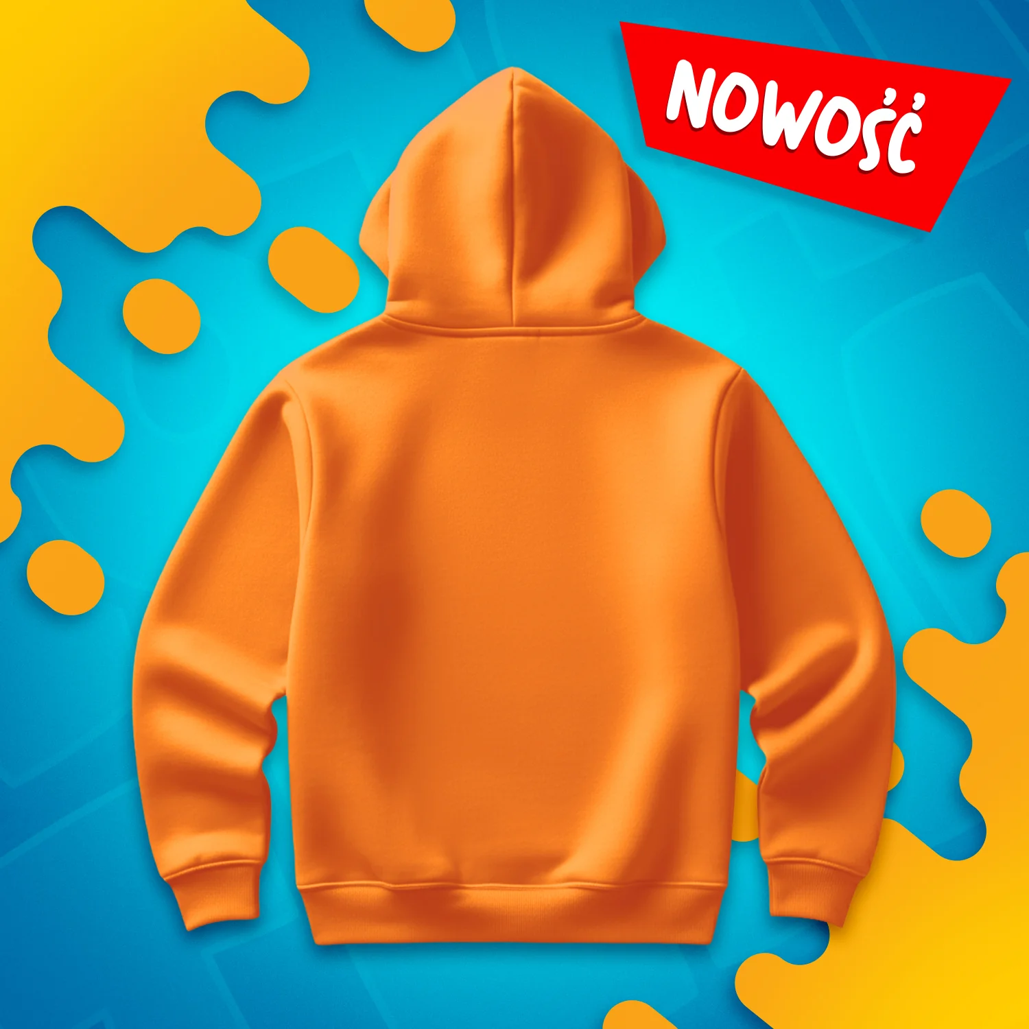 BLUZA ROZPINANA *PREMIUM* WOJANOWICE - POMARAŃCZOWA - Image 3