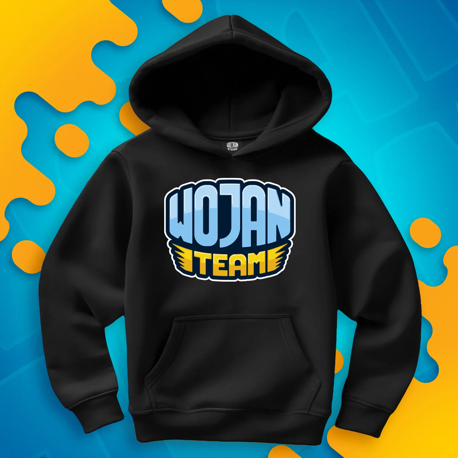 BLUZA WOJAN TEAM 2.0 - CZARNA - Image 2