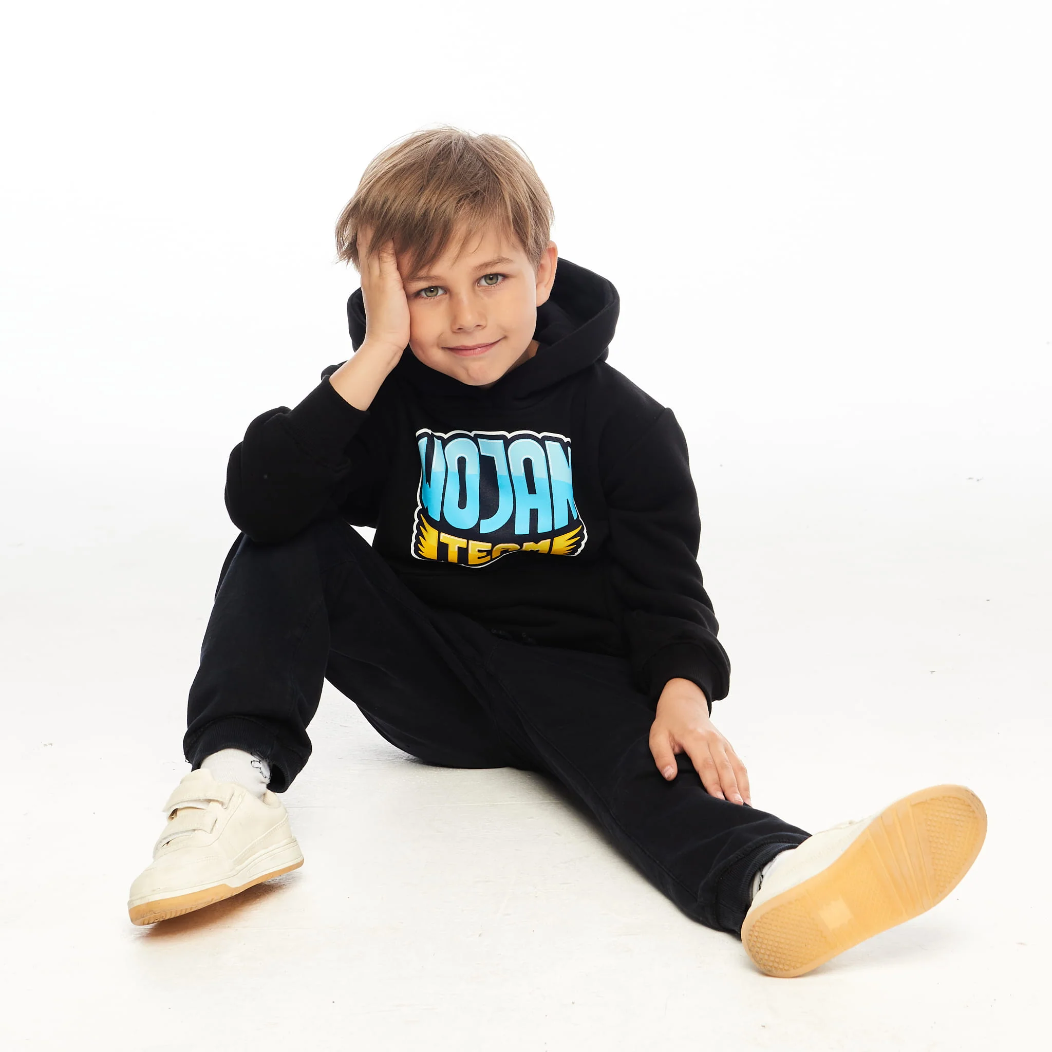 BLUZA WOJAN TEAM 2.0 - CZARNA - Image 3