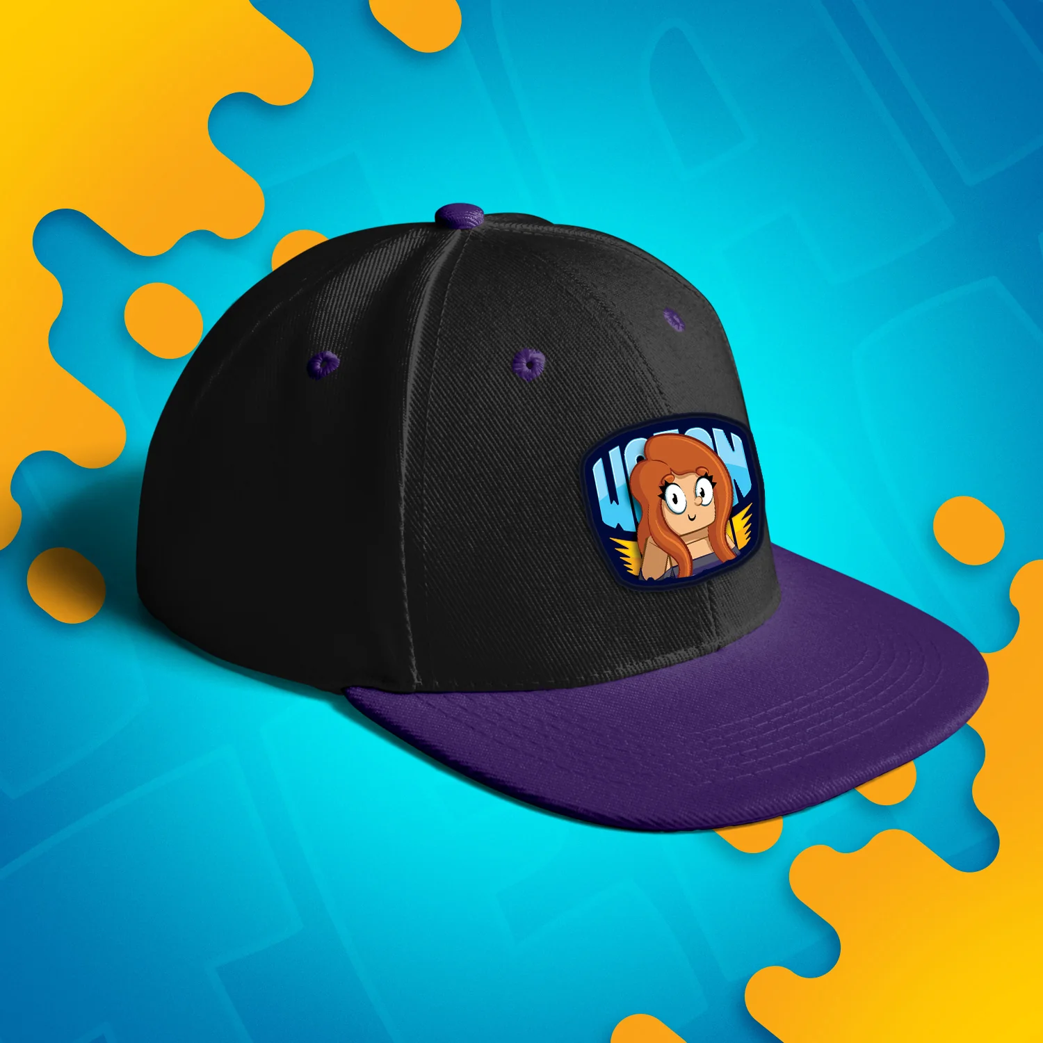 CZAPKA Z DASZKIEM SNAPBACK - KATI - FIOLETOWA - Image 2