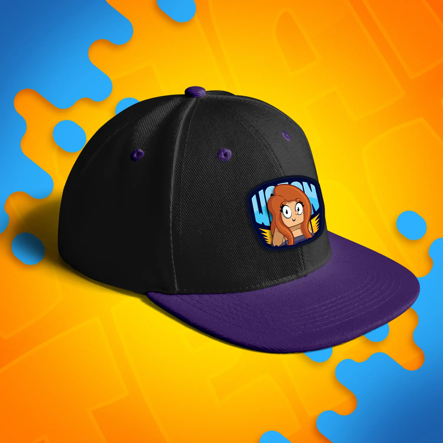 CZAPKA Z DASZKIEM SNAPBACK - KATI - FIOLETOWA - Image 3