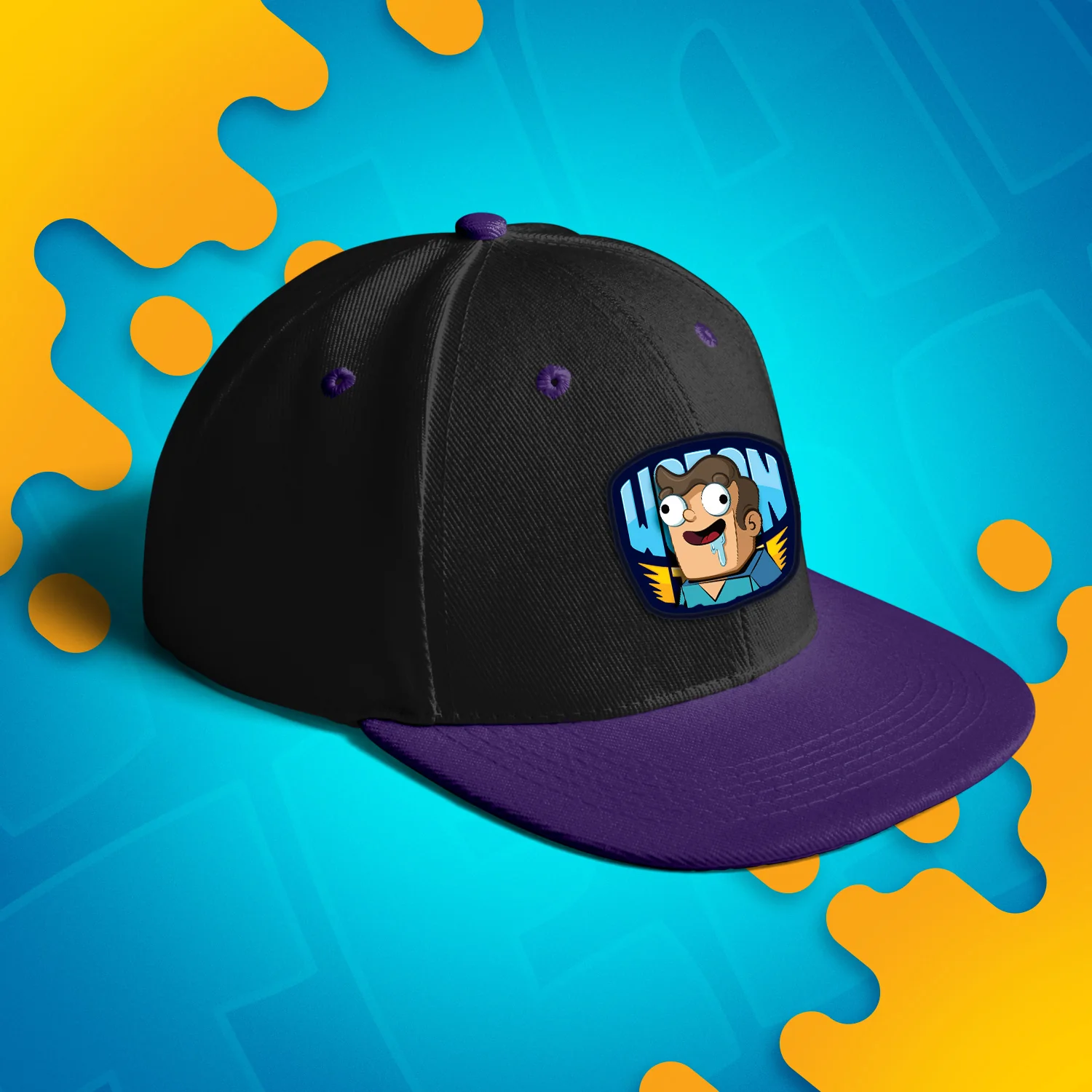 CZAPKA Z DASZKIEM SNAPBACK - NOOBEK - FIOLETOWA - Image 2