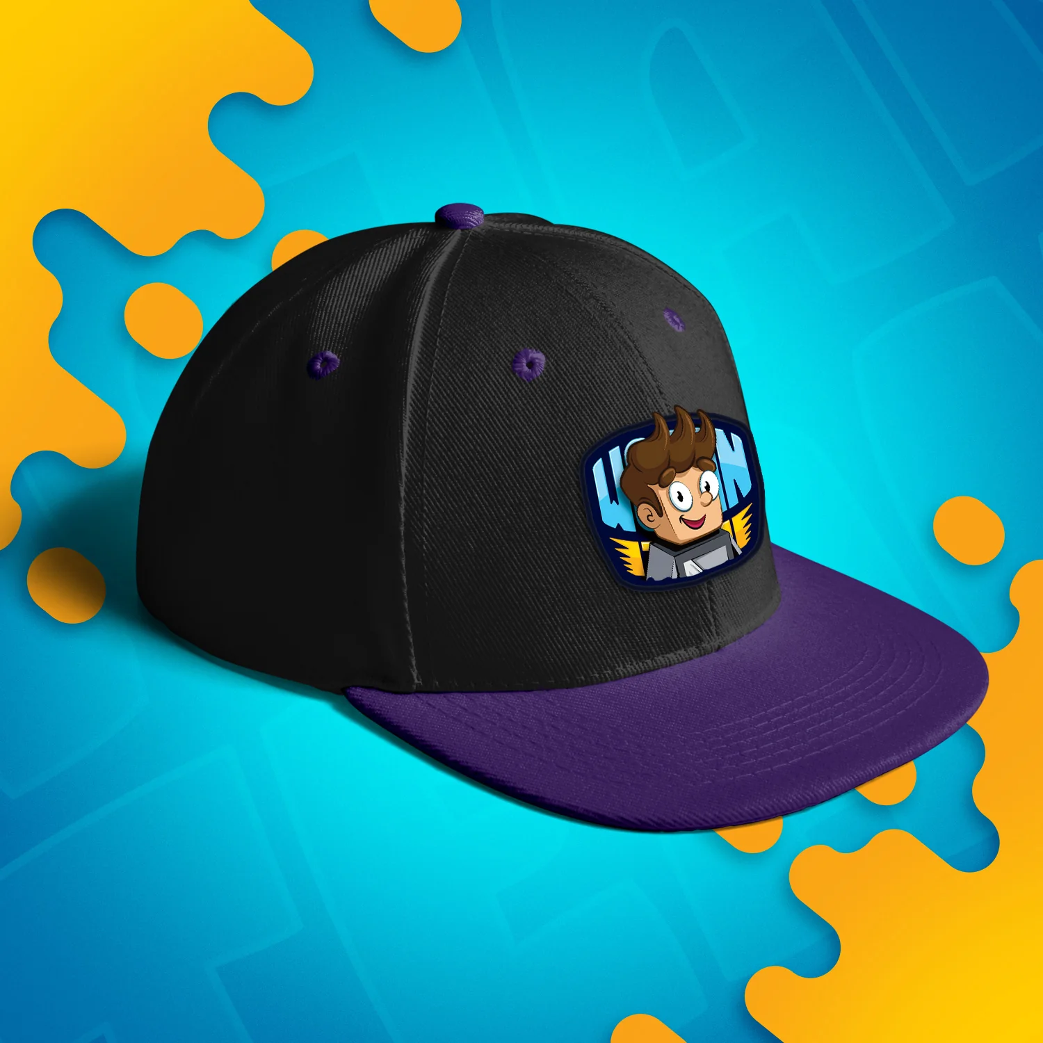 CZAPKA Z DASZKIEM SNAPBACK - WOJAN - FIOLETOWA - Image 2