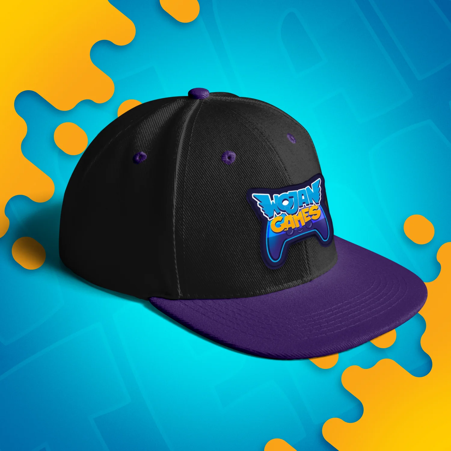 CZAPKA Z DASZKIEM SNAPBACK - WOJAN GAMES - FIOLETOWA - Image 2