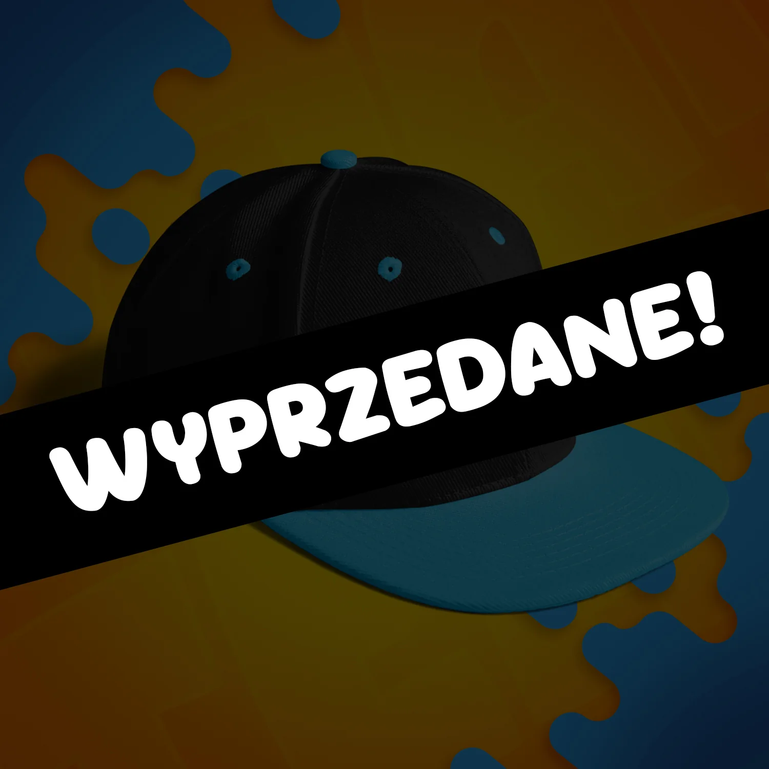 CZAPKA Z DASZKIEM SNAPBACK - WOJAN TEAM LOGO - NIEBIESKA