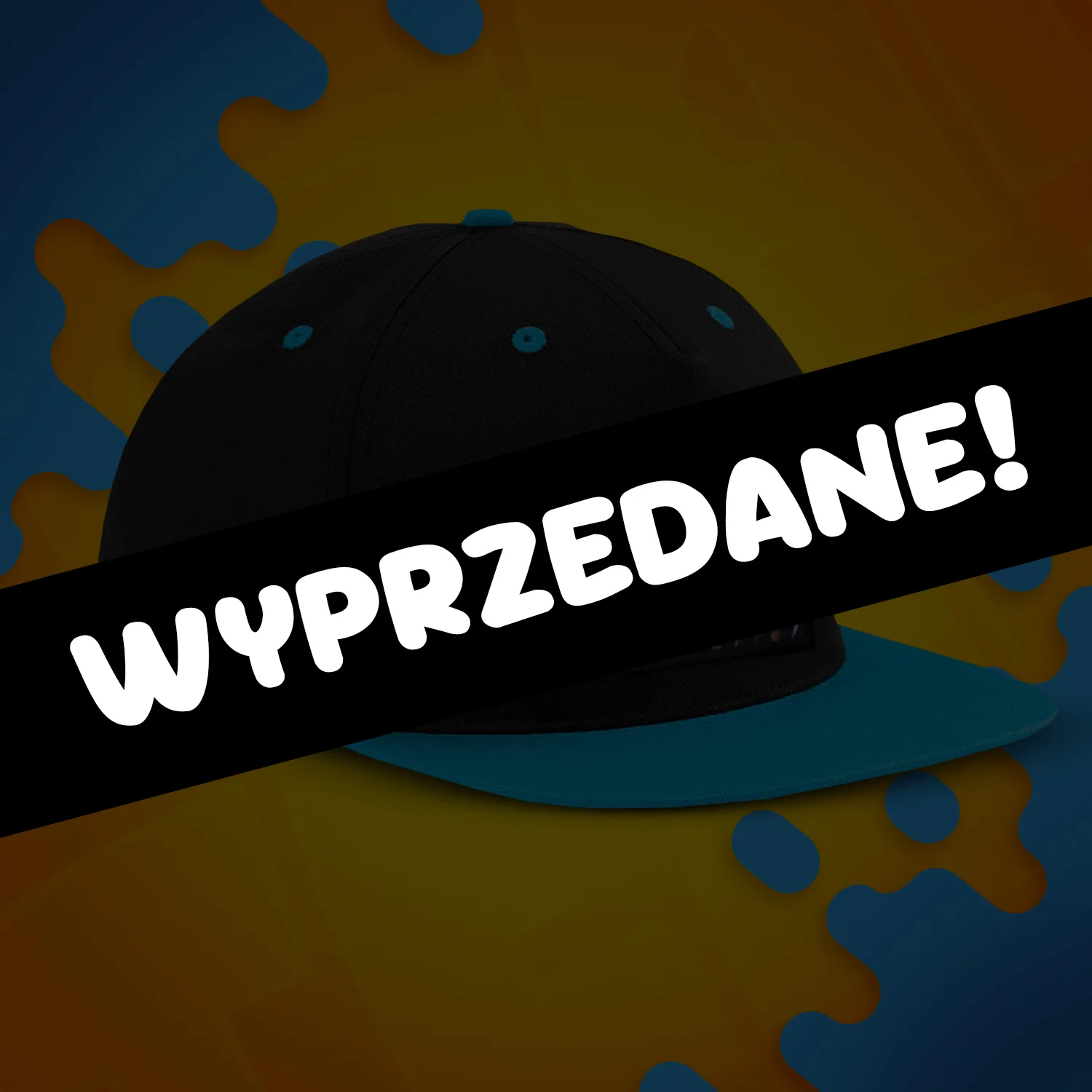 CZAPKA Z DASZKIEM SNAPBACK - WOJAN TEAM NASZYWKA - NIEBIESKA