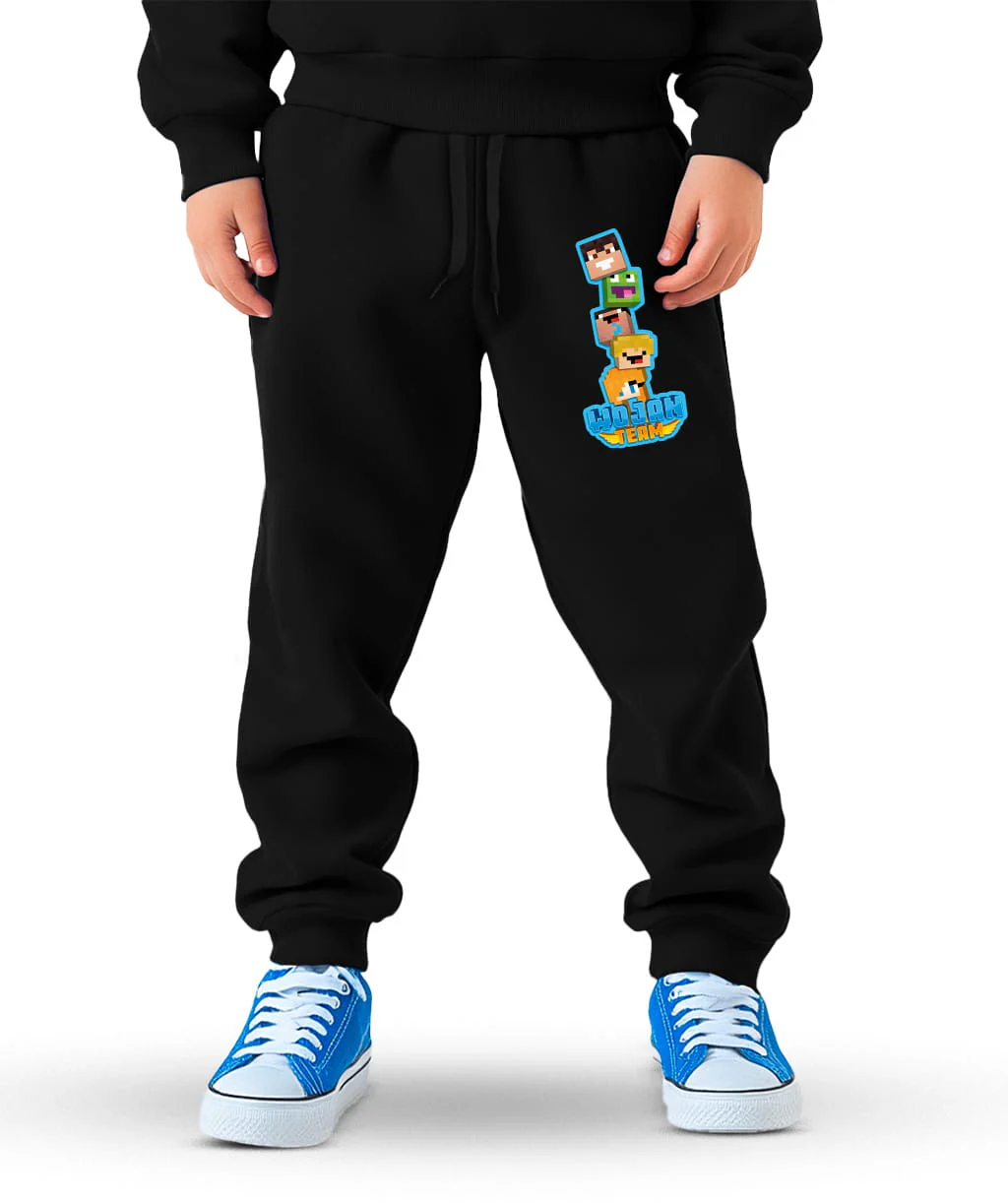 DŁUGIE SPODNIE *PREMIUM* - SKINY WOJANOWIC - CZARNE - Image 3