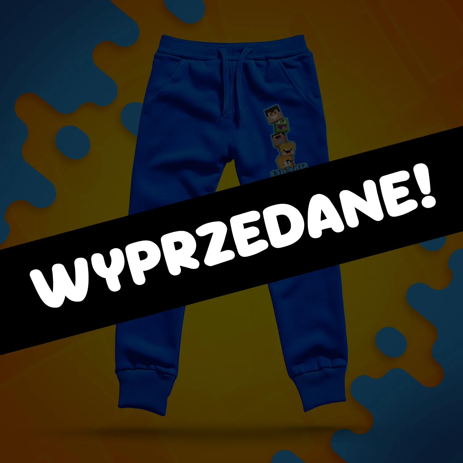 DŁUGIE SPODNIE *PREMIUM* - SKINY WOJANOWIC - NIEBIESKIE