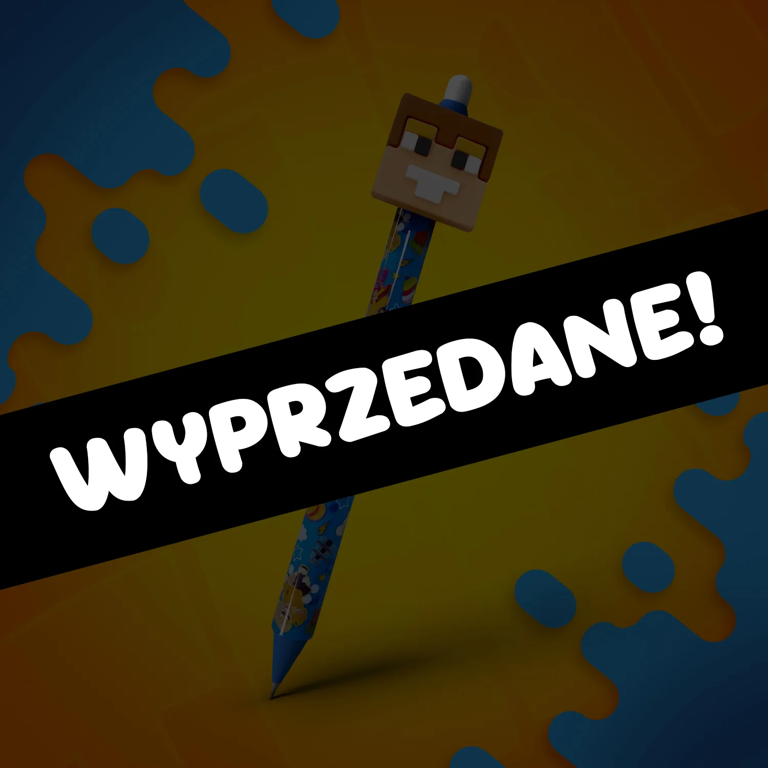 DŁUGOPIS WYMAZYWALNY z KLIPSEM 3D - WOJAN TEAM