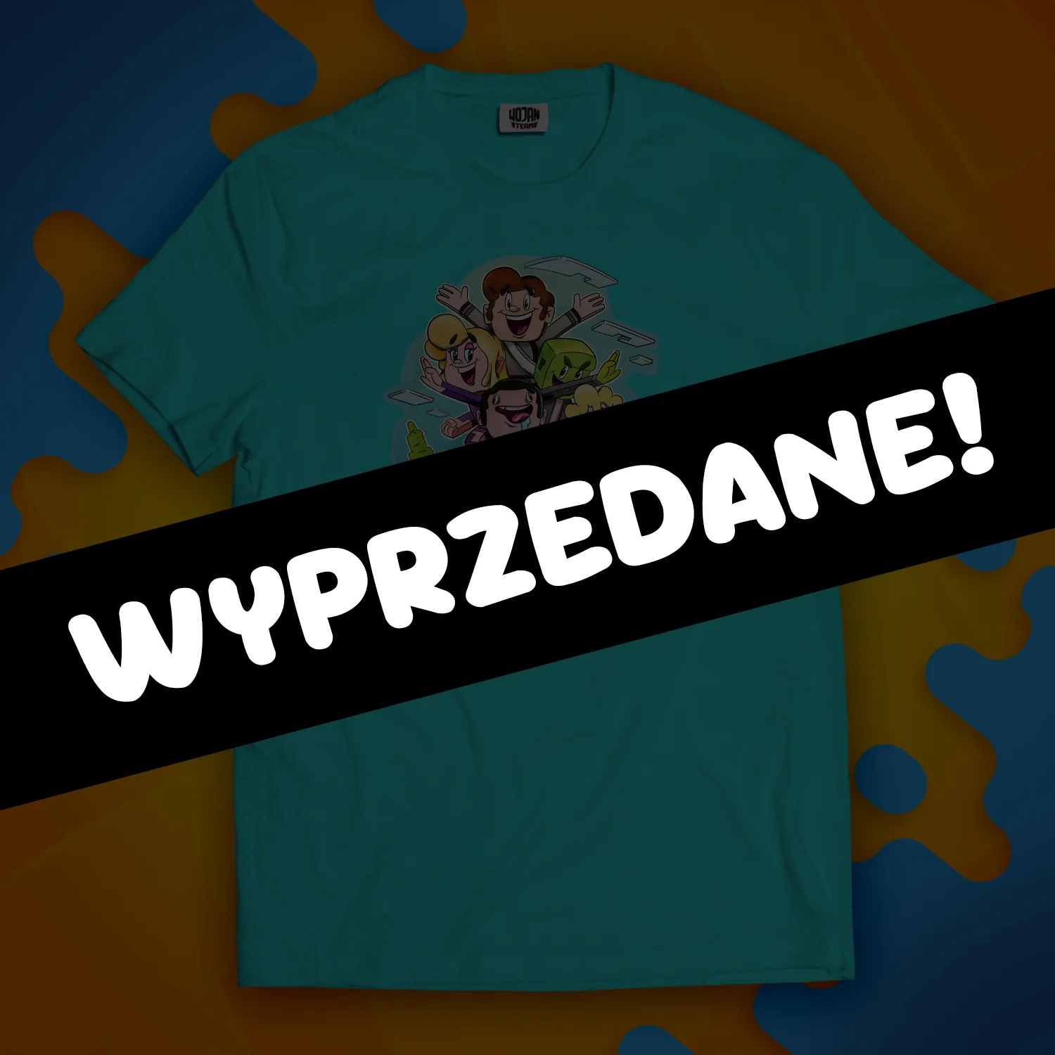 KOSZULKA EKIPA WOJAN TEAM - TURKUSOWA