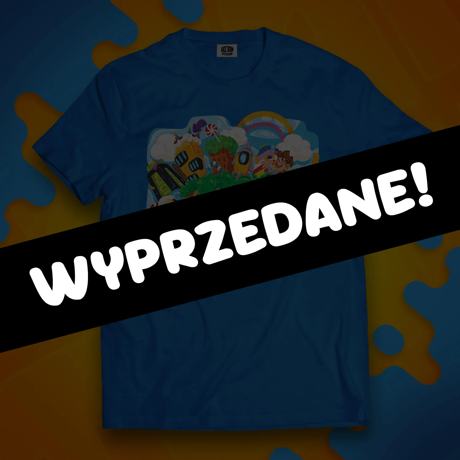 KOSZULKA PLANETA WOJANOWIC - NIEBIESKA