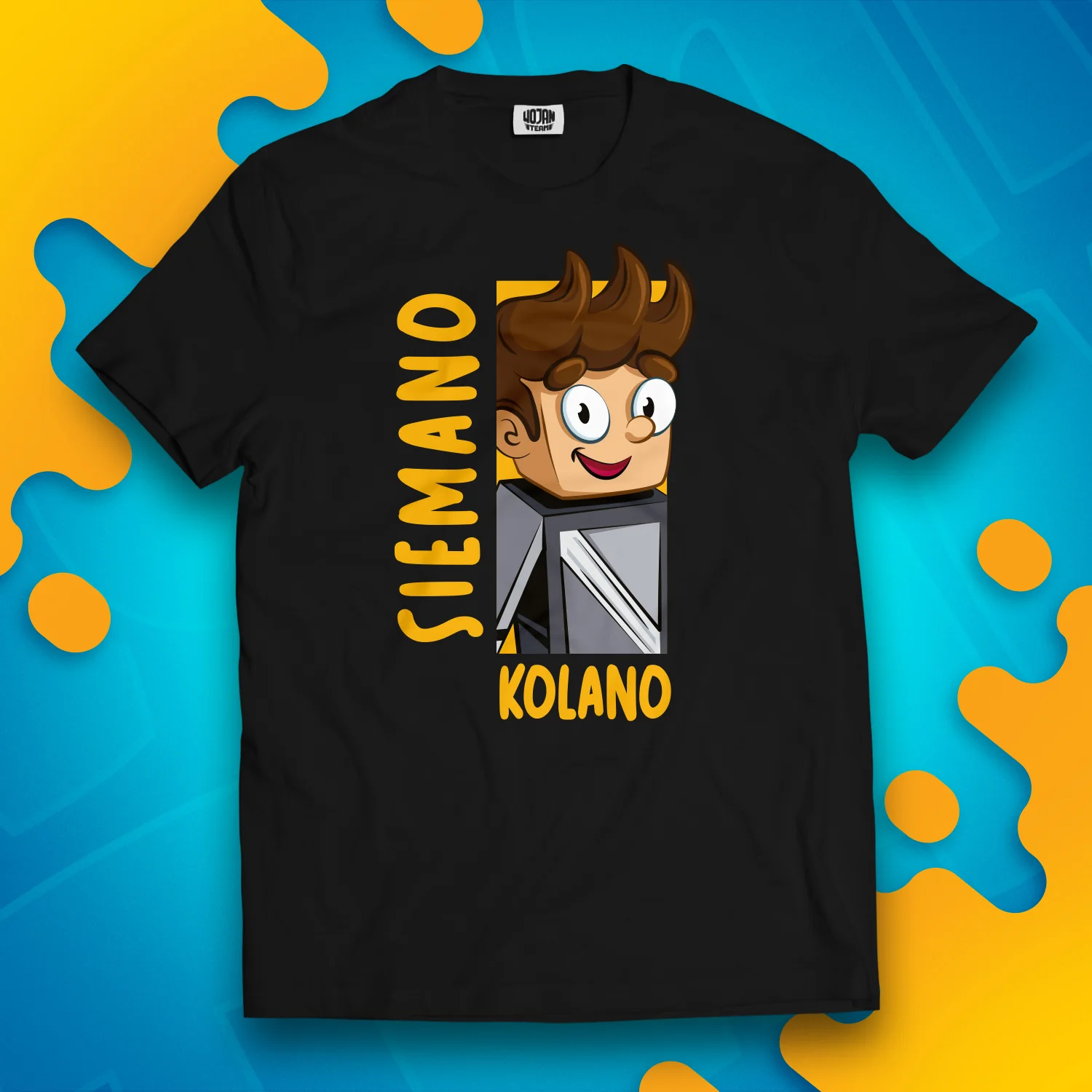 KOSZULKA SIEMANO KOLANO - CZARNA - Image 2