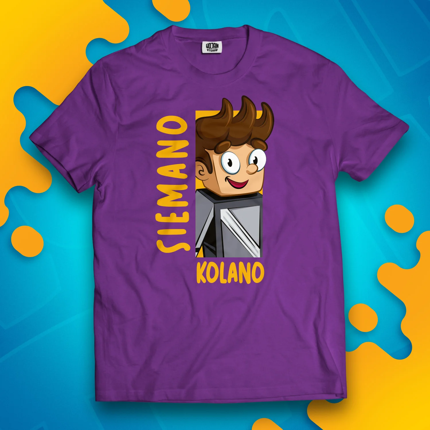 KOSZULKA SIEMANO KOLANO - FIOLETOWA - Image 2