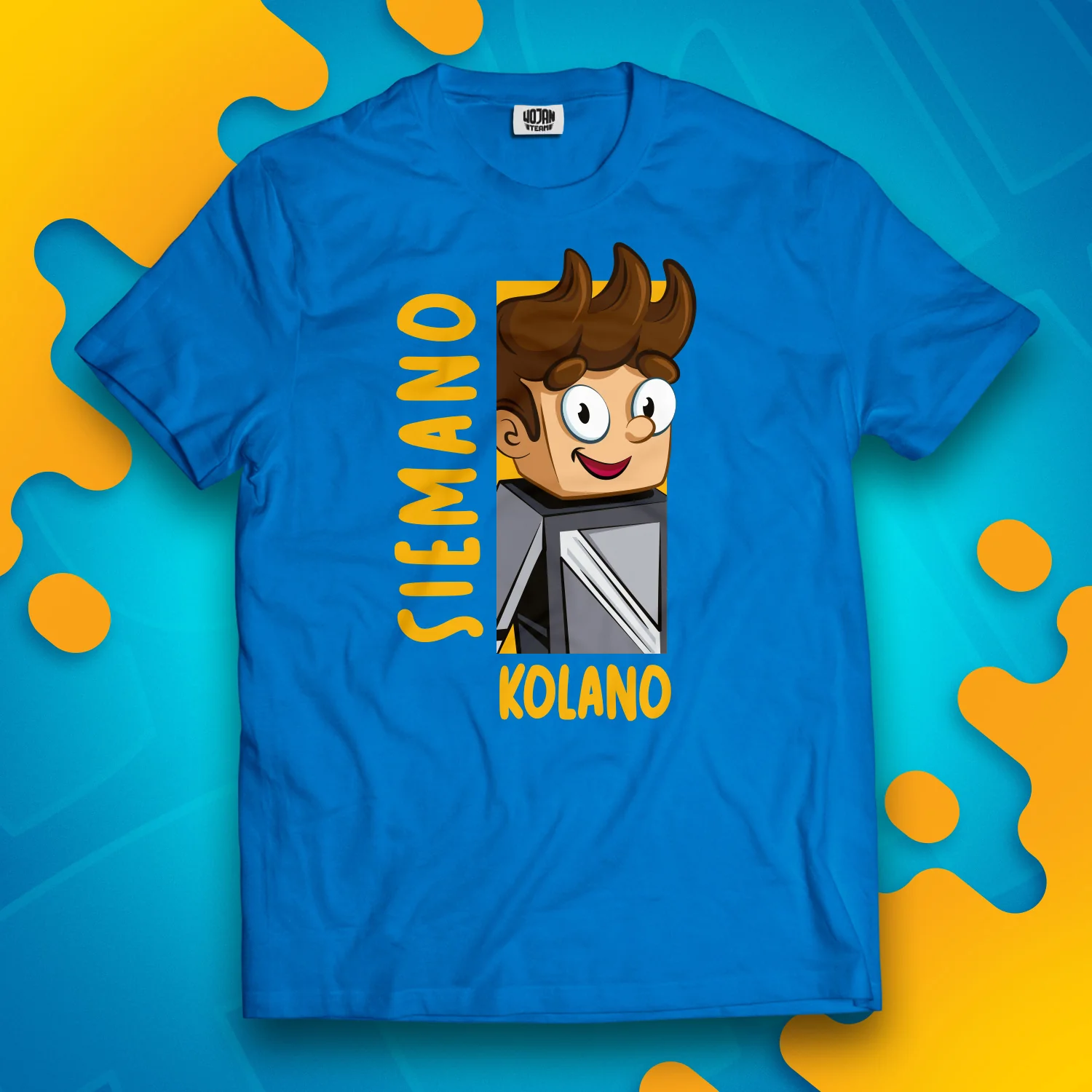 KOSZULKA SIEMANO KOLANO - NIEBIESKA - Image 2