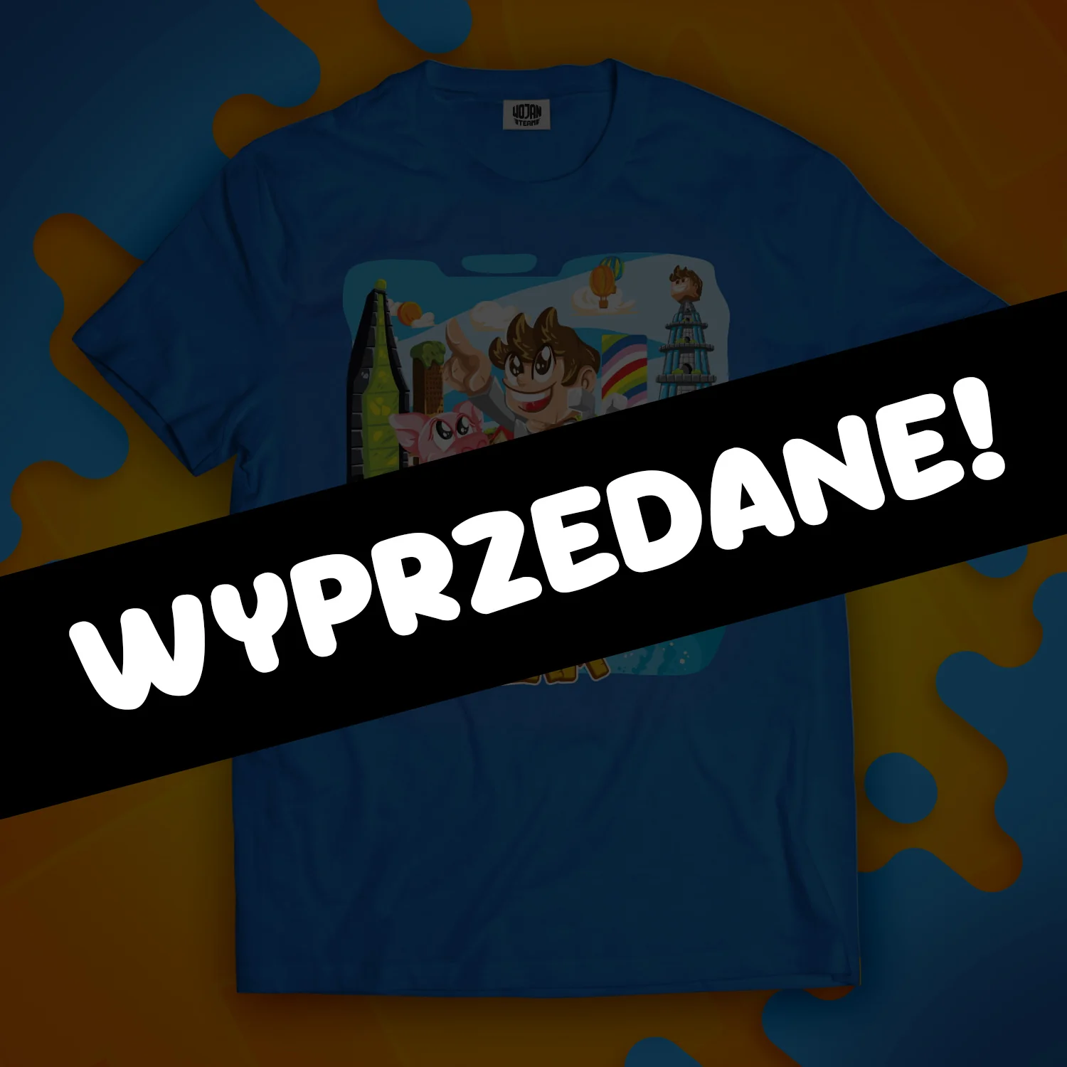 KOSZULKA WOJAN TEAM WOJANOWICE - NIEBIESKA