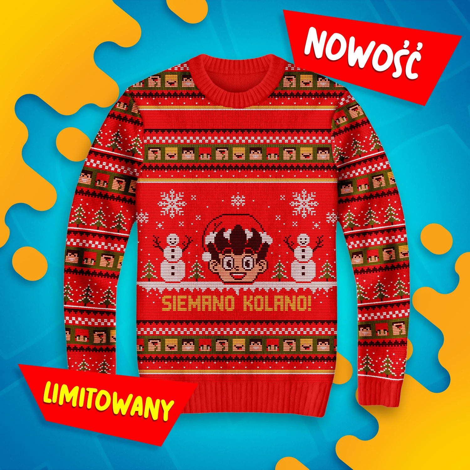 *LIMITOWANY* ŚWIĄTECZNY SWETER WOJAN TEAM 2025 - Image 2