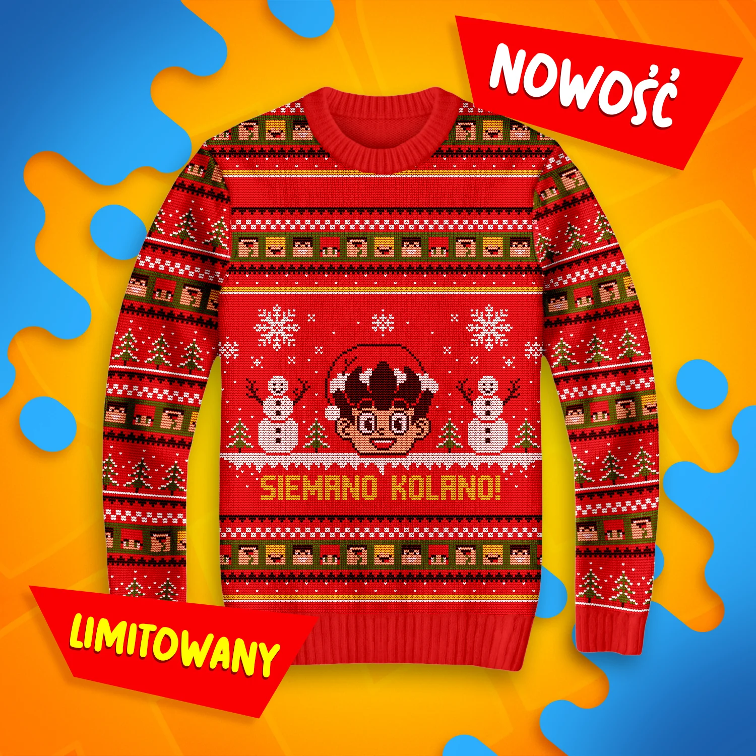 *LIMITOWANY* ŚWIĄTECZNY SWETER WOJAN TEAM 2025 - Image 3