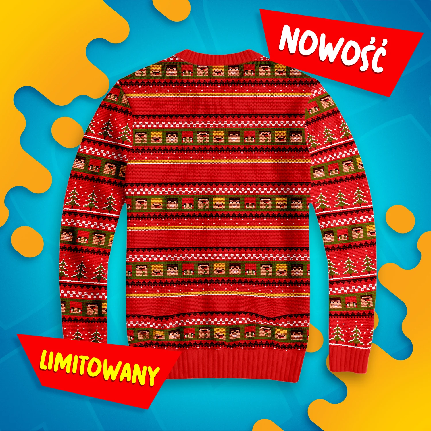 *LIMITOWANY* ŚWIĄTECZNY SWETER WOJAN TEAM 2025 - Image 4