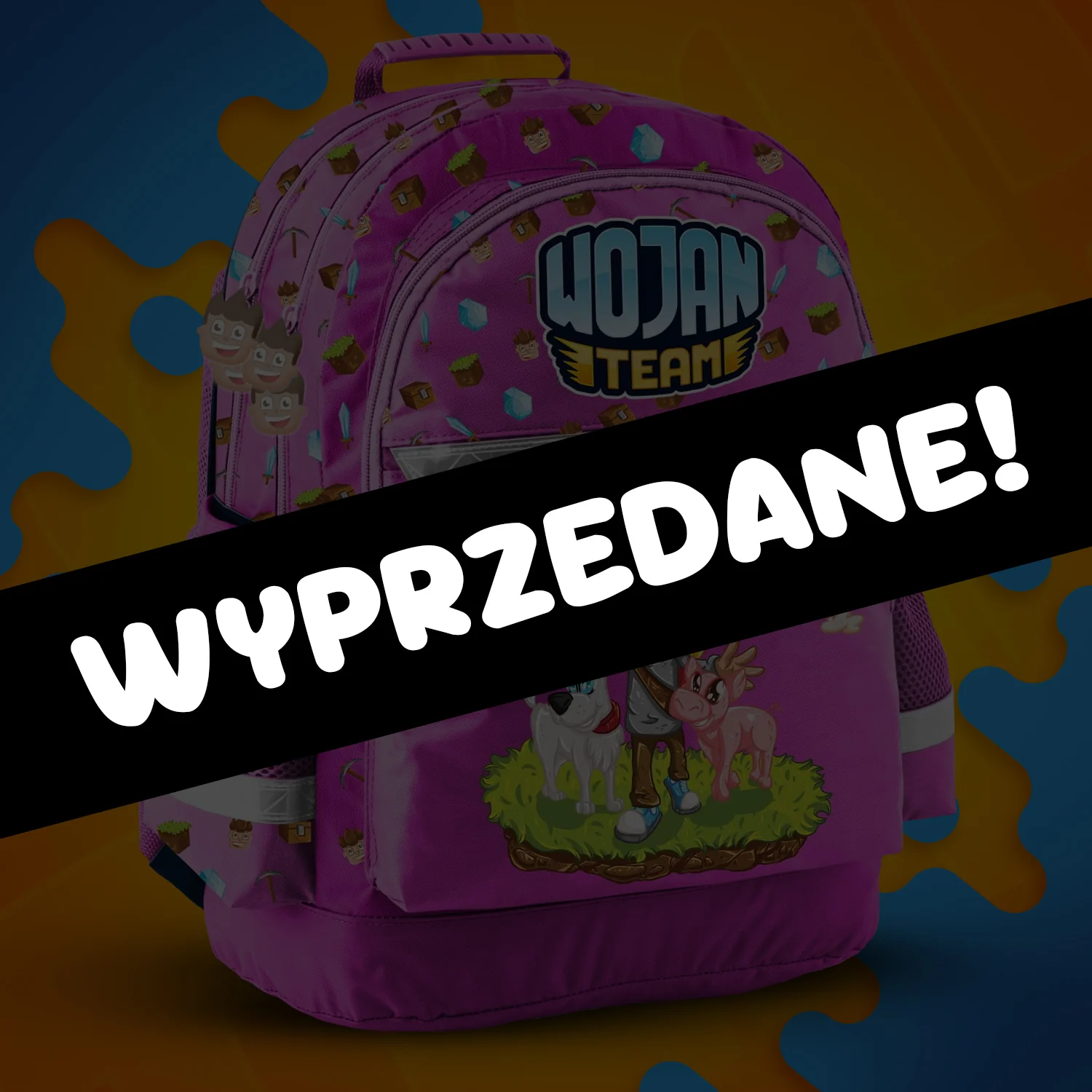 PLECAK *PREMIUM* WOJAN TEAM - RÓŻOWY