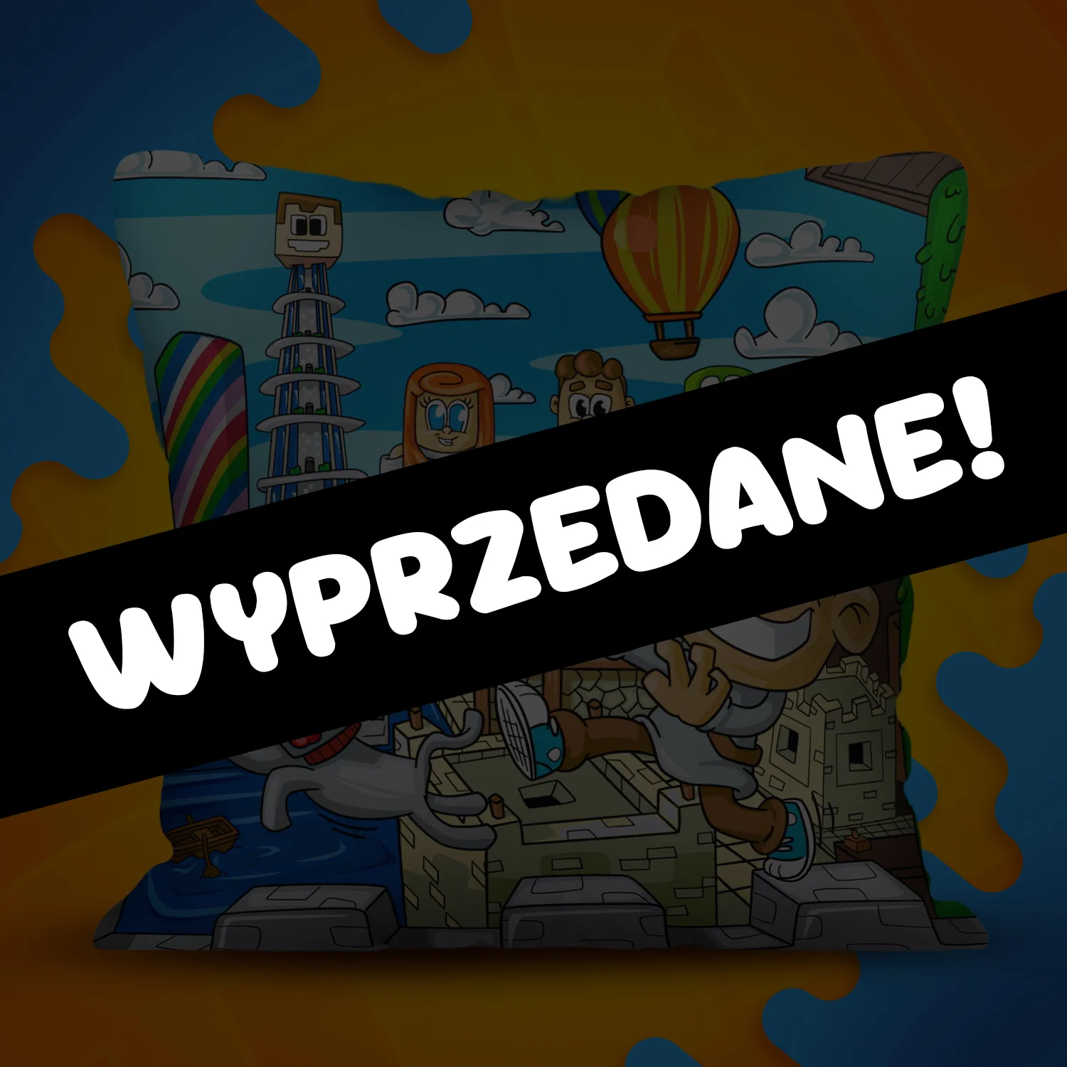 PODUSZKA DWUSTRONNA WOJANOWICE - 40x40 cm