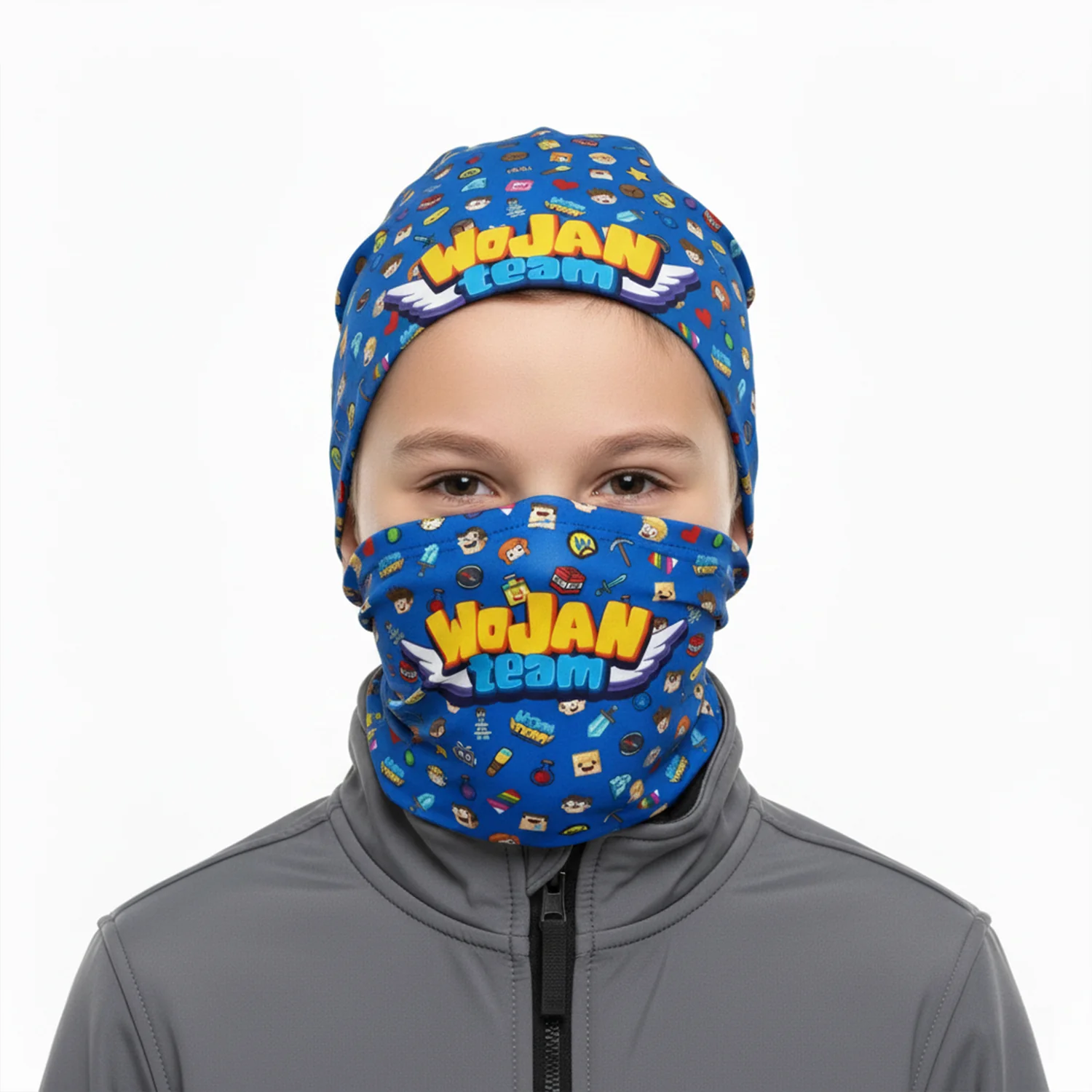 ZESTAW CZAPKA + KOMIN *PREMIUM* - WOJAN TEAM - Image 3