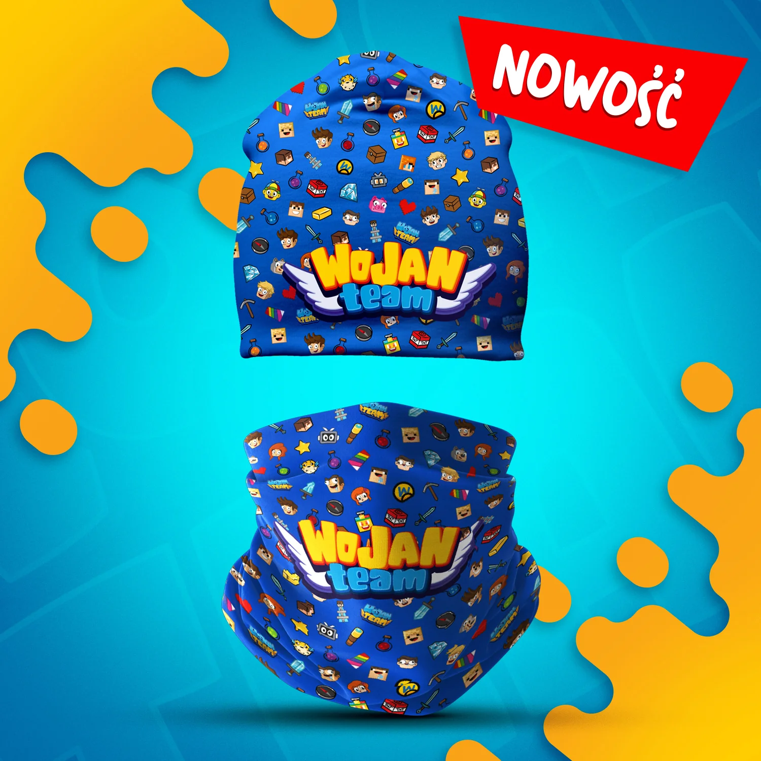 ZESTAW CZAPKA + KOMIN *PREMIUM* - WOJAN TEAM - Image 4