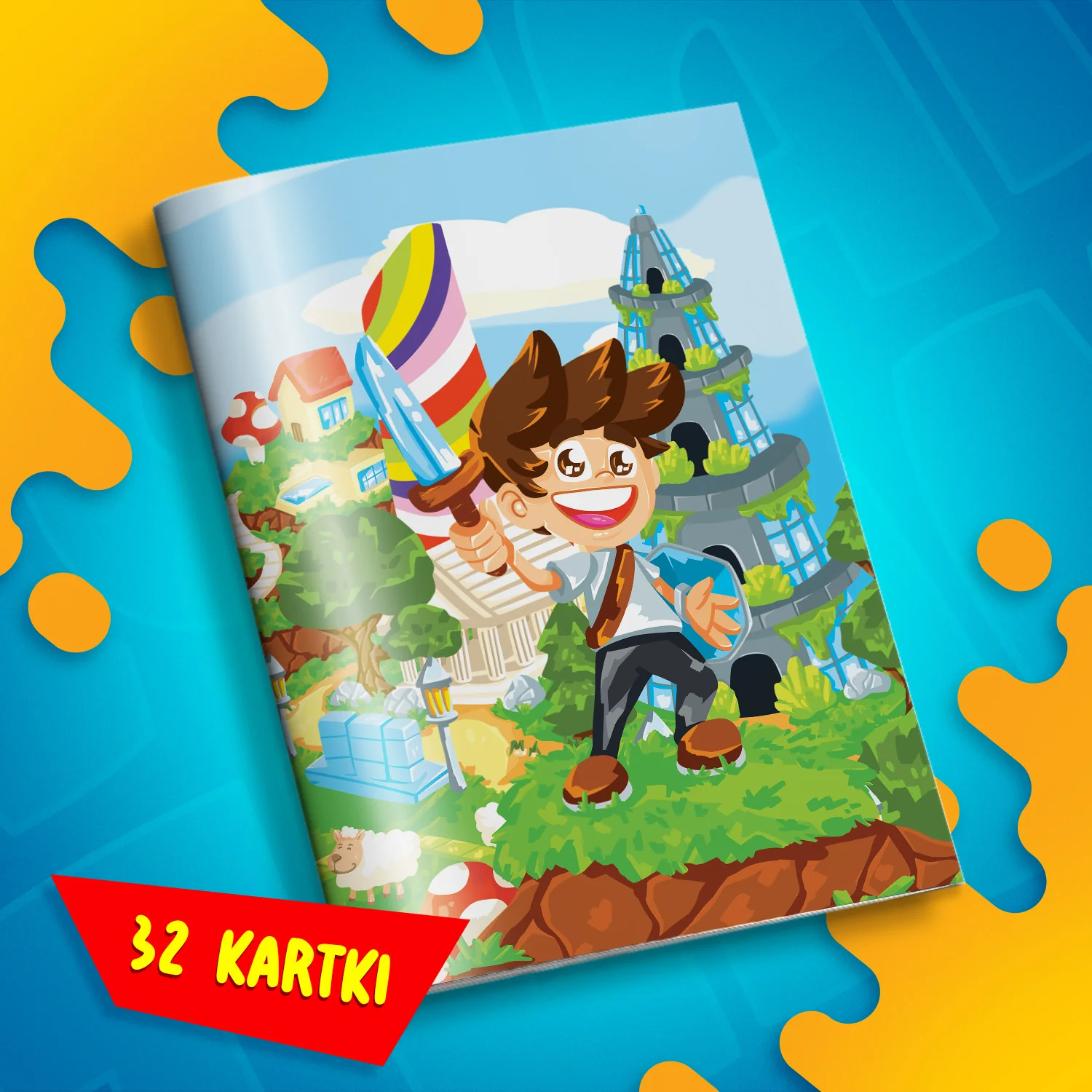 ZESZYT W KRATKĘ A5 - 32 KARTKI - WOJANOWICE 2 - Image 2