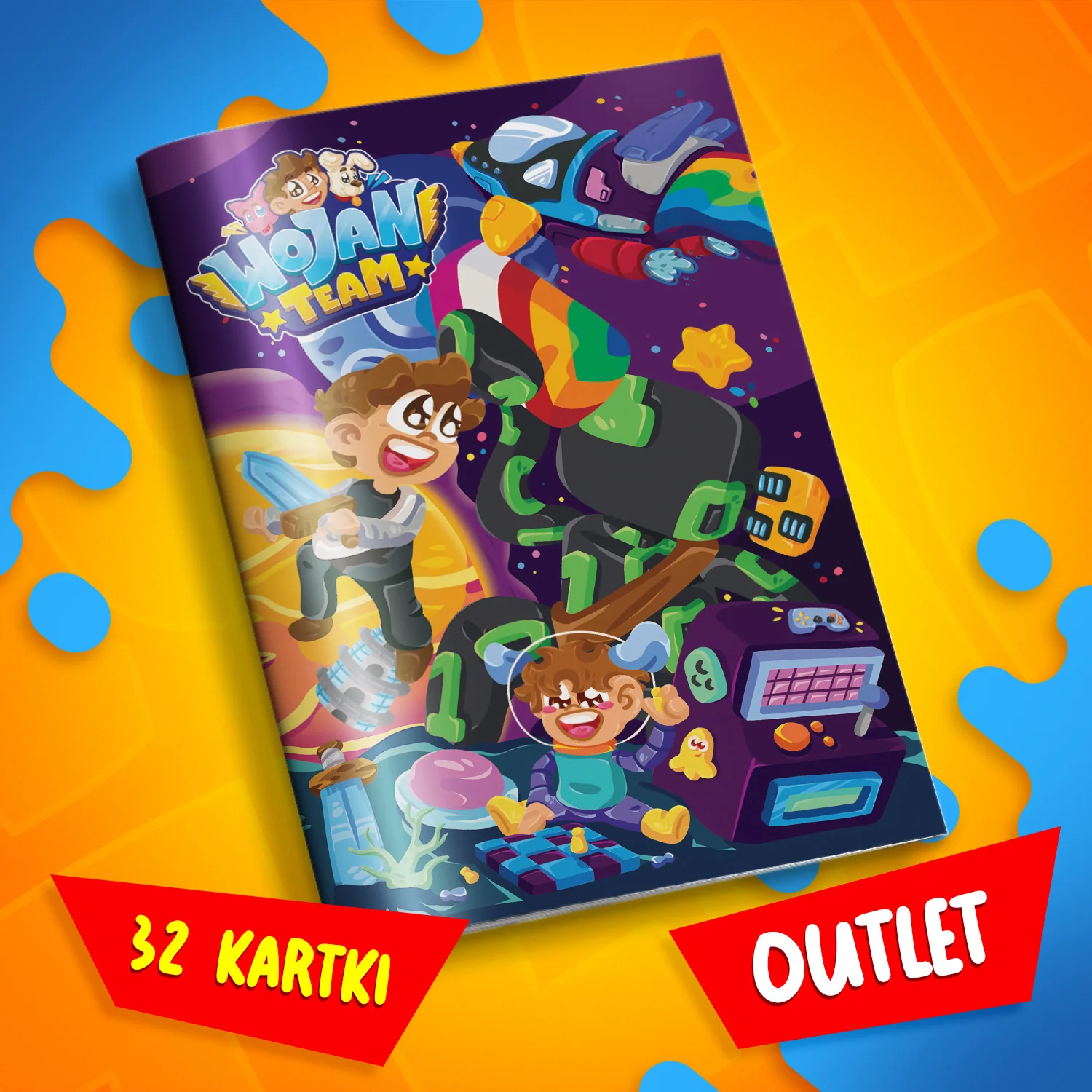 ZESZYT W KRATKĘ A5 - 32 KARTKI - WOJANOWICE NA KSIĘŻYCU - 2024 - Image 3