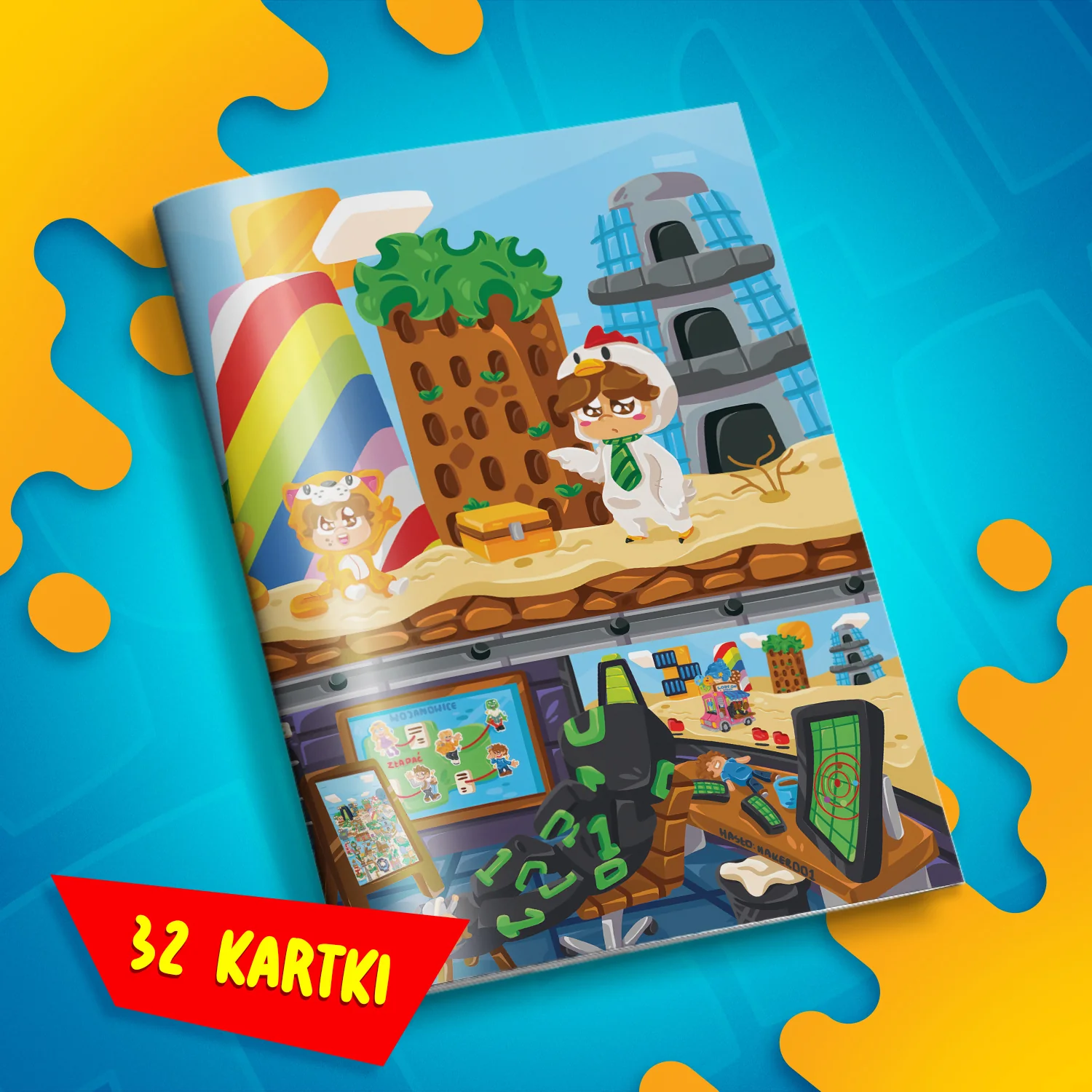 ZESZYT W KRATKĘ A5 - 32 KARTKI - WOJANOWICE W OPAŁACH - 2024 - Image 2